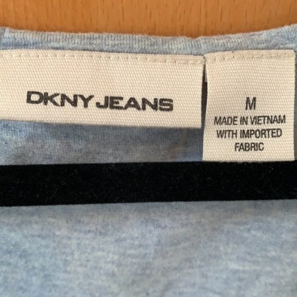 Donna Karen Layered Look Lace Tank Top Blue - Picture 7 of 8